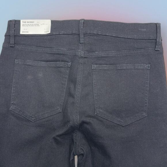 ANN TAYLOR Women’s 8P Black THE SKINNY Jeans - Picture 4 of 4